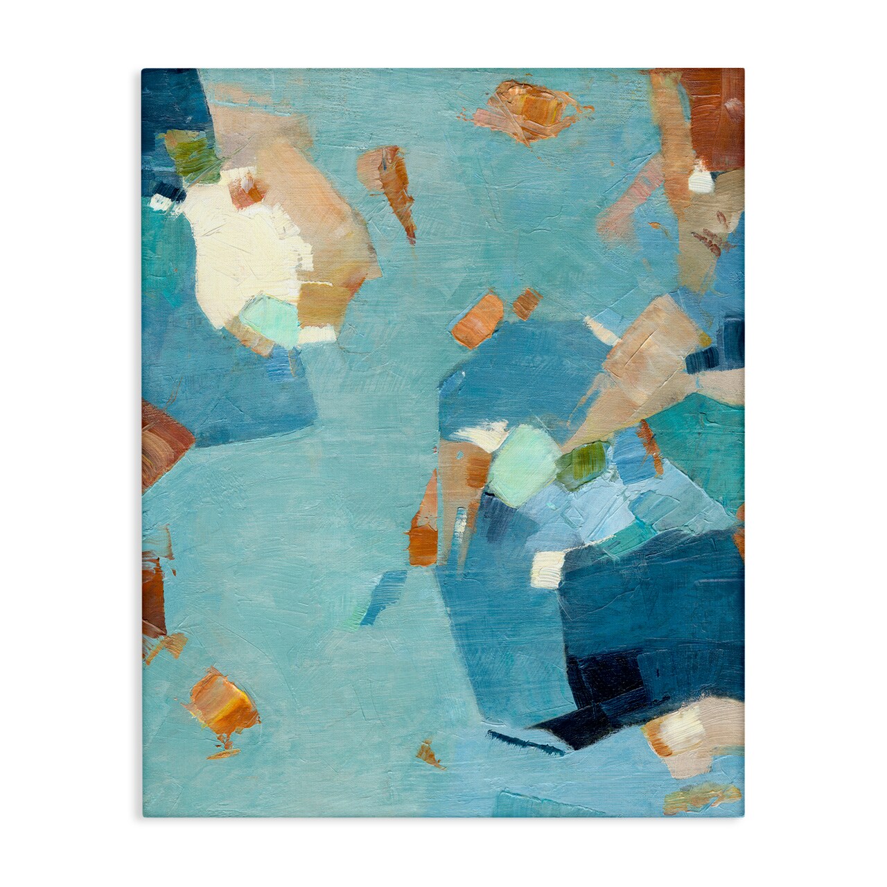 Stupell Industries Blue Moon Organic Abstraction Canvas, design by Suzanne Nicoll